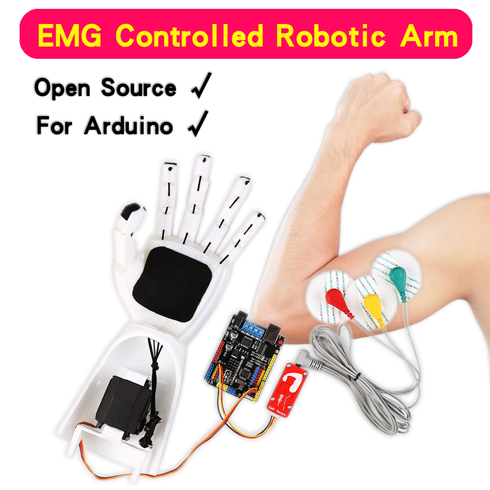 EMG Sensor Robotic Arm Electri - Muscle Sensor Emg 评论和价格