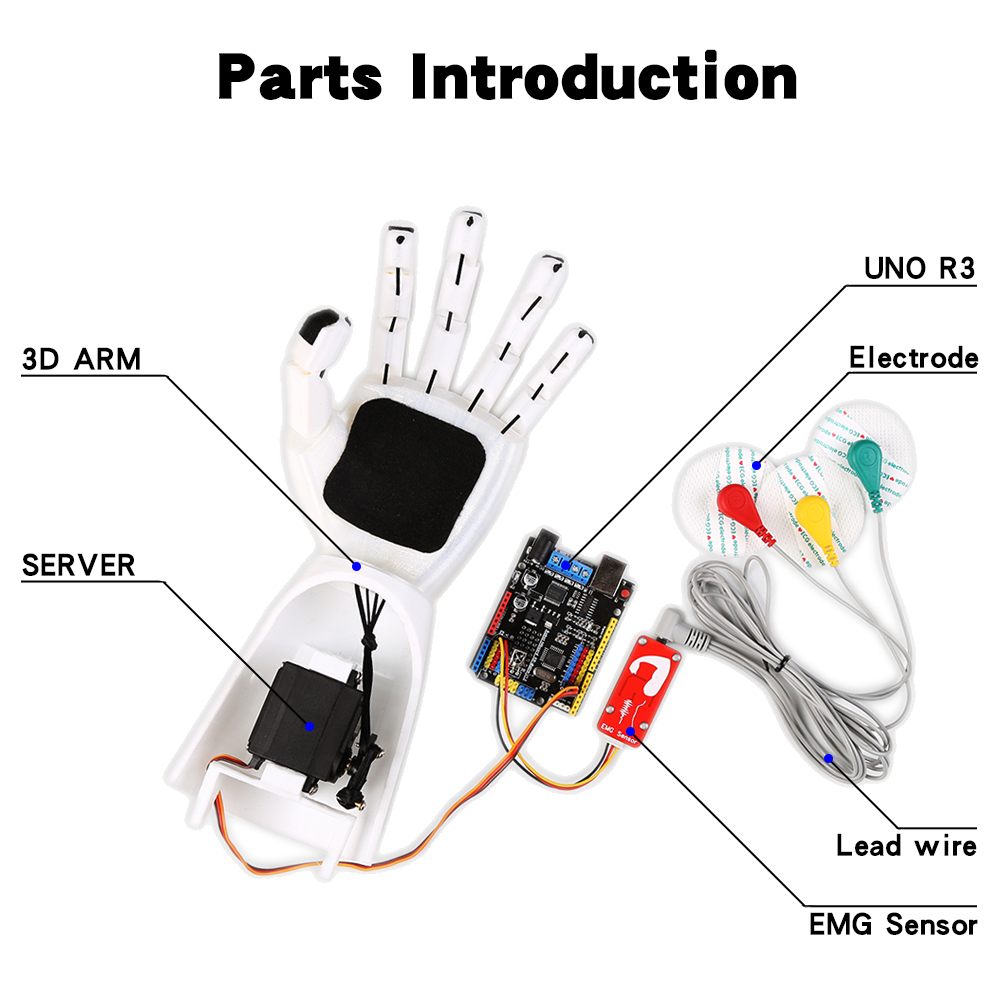 EMG Sensor Robotic Arm Electri - Muscle Sensor Emg 评论和价格