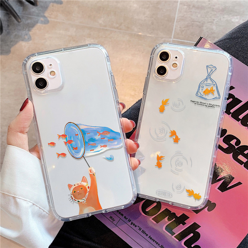 Lovely Fishes Clear Phone Case - Apple Iphone 15 评论和价格