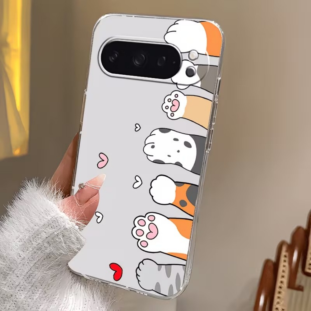 Cartoon Cat Paw Print Crystal  - Google Pixel 9 Pro 评论和价格