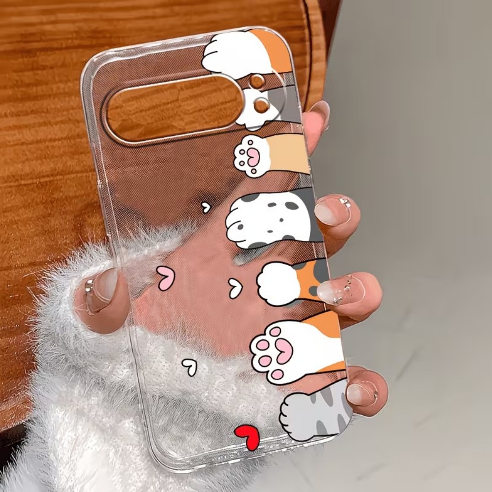 Cartoon Cat Paw Print Crystal  - Google Pixel 9 Pro 评论和价格