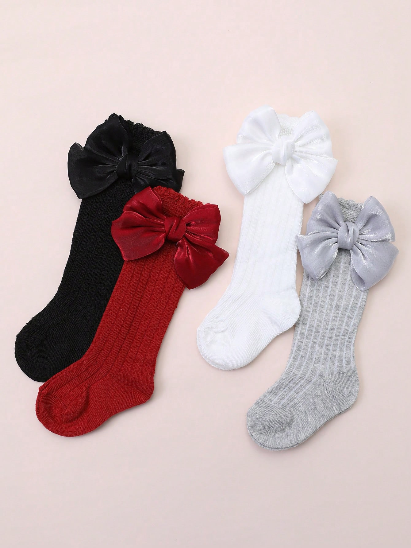 4 Pairs Baby Girls Socks with  - Baby Sock Oximeter 评论和价格