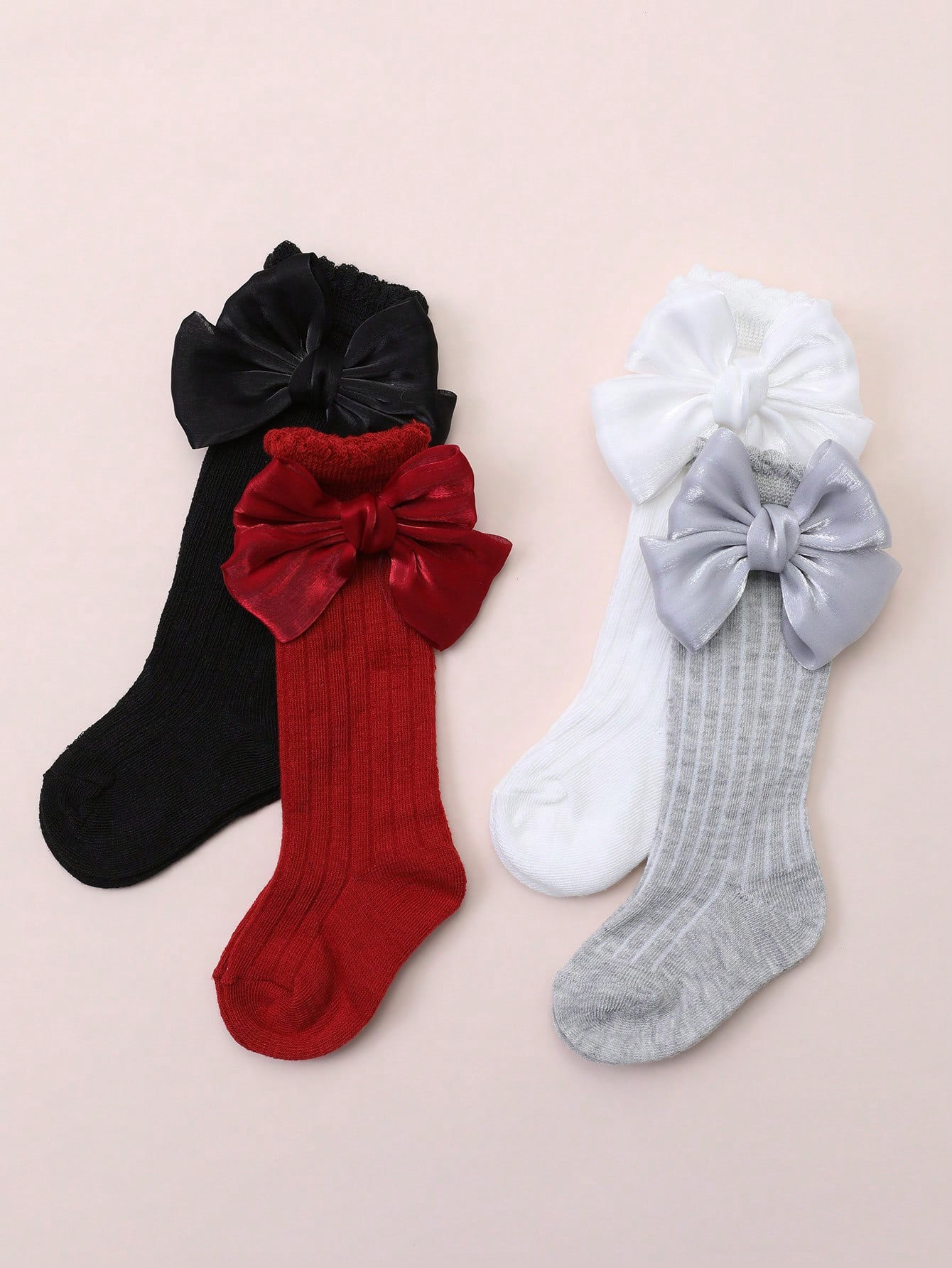 4 Pairs Baby Girls Socks with  - Baby Sock Oximeter 评论和价格