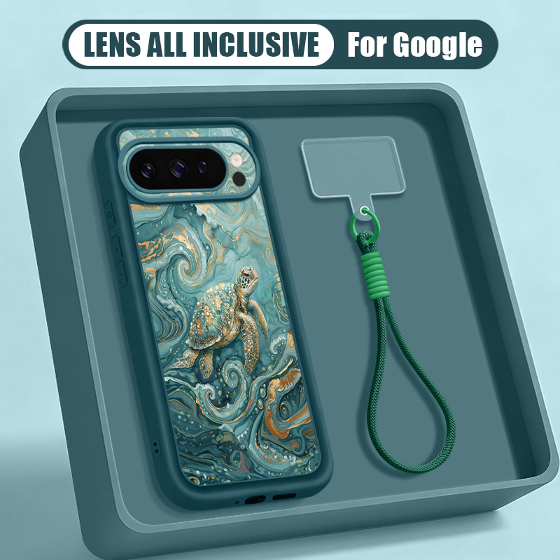 Sea Turtle Print Wrist Strap L - Google Pixel 9 Pro 评论和价格