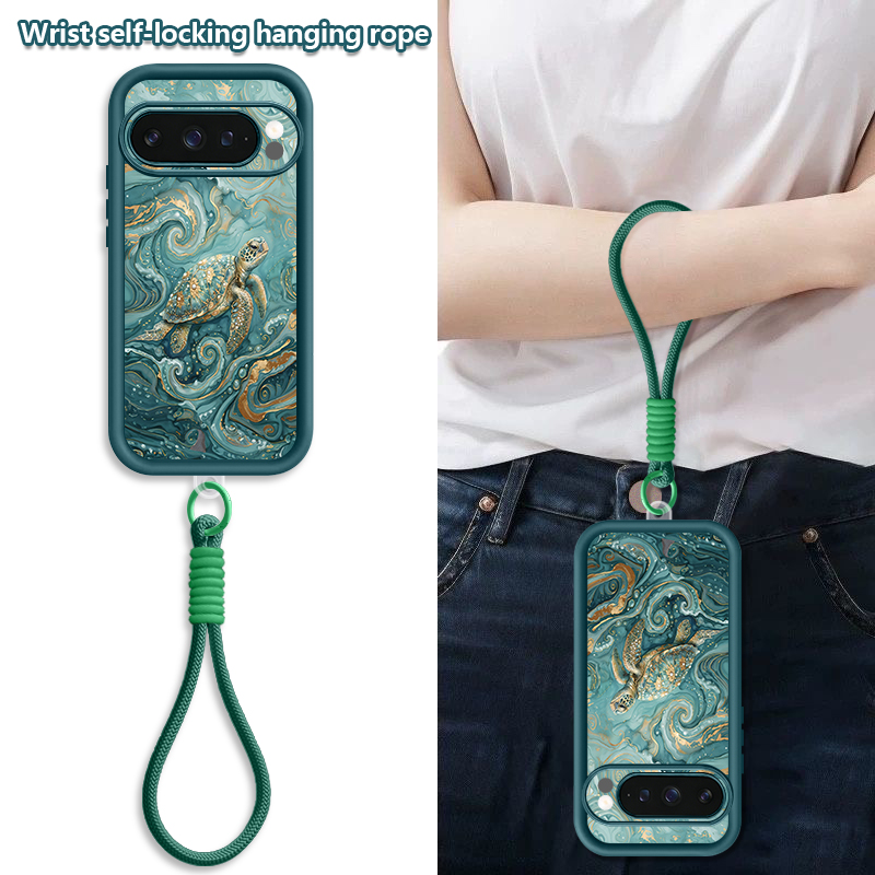 Sea Turtle Print Wrist Strap L - Google Pixel 9 Pro 评论和价格