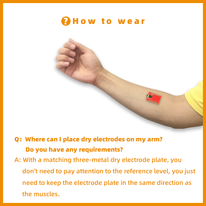 Dry Electrode EMG Sensor Elect - Muscle Sensor Emg 评论和价格