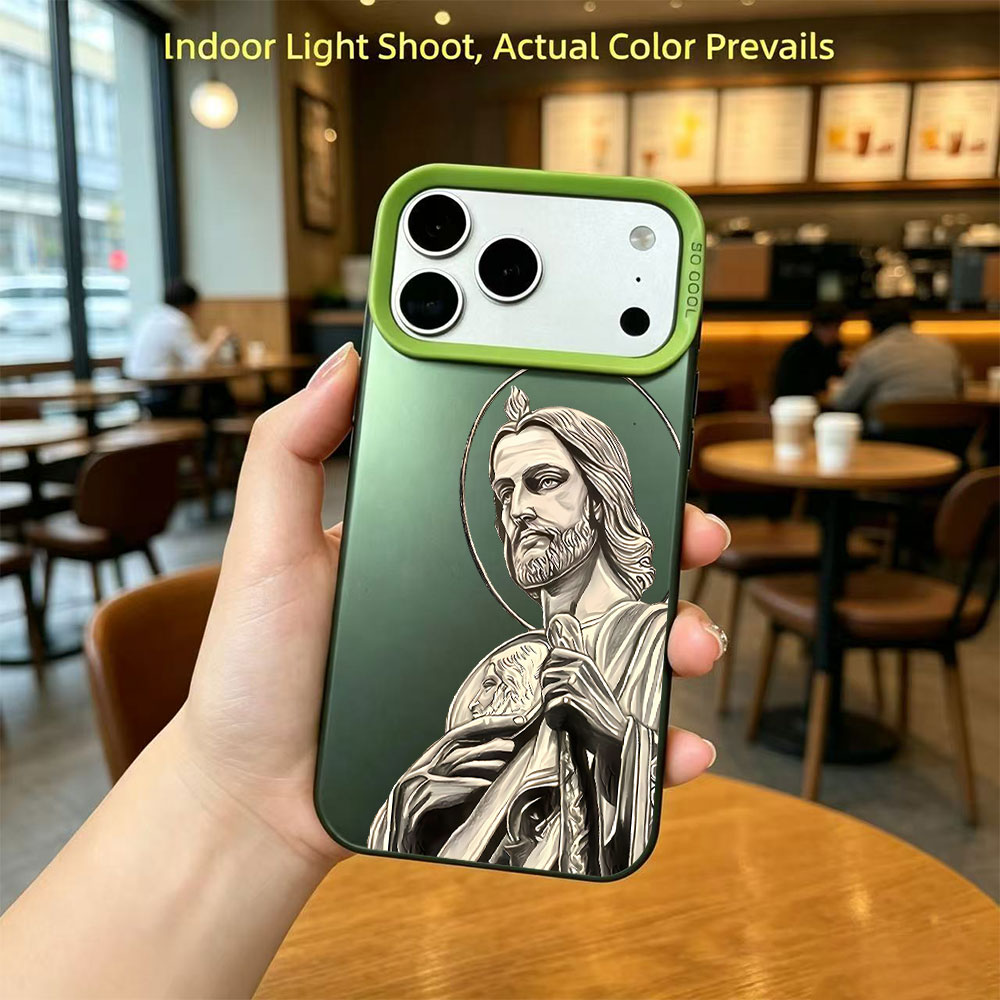 San Judas Tadeo Pattern Design - Apple Iphone 15 Pro Max 评论和价格