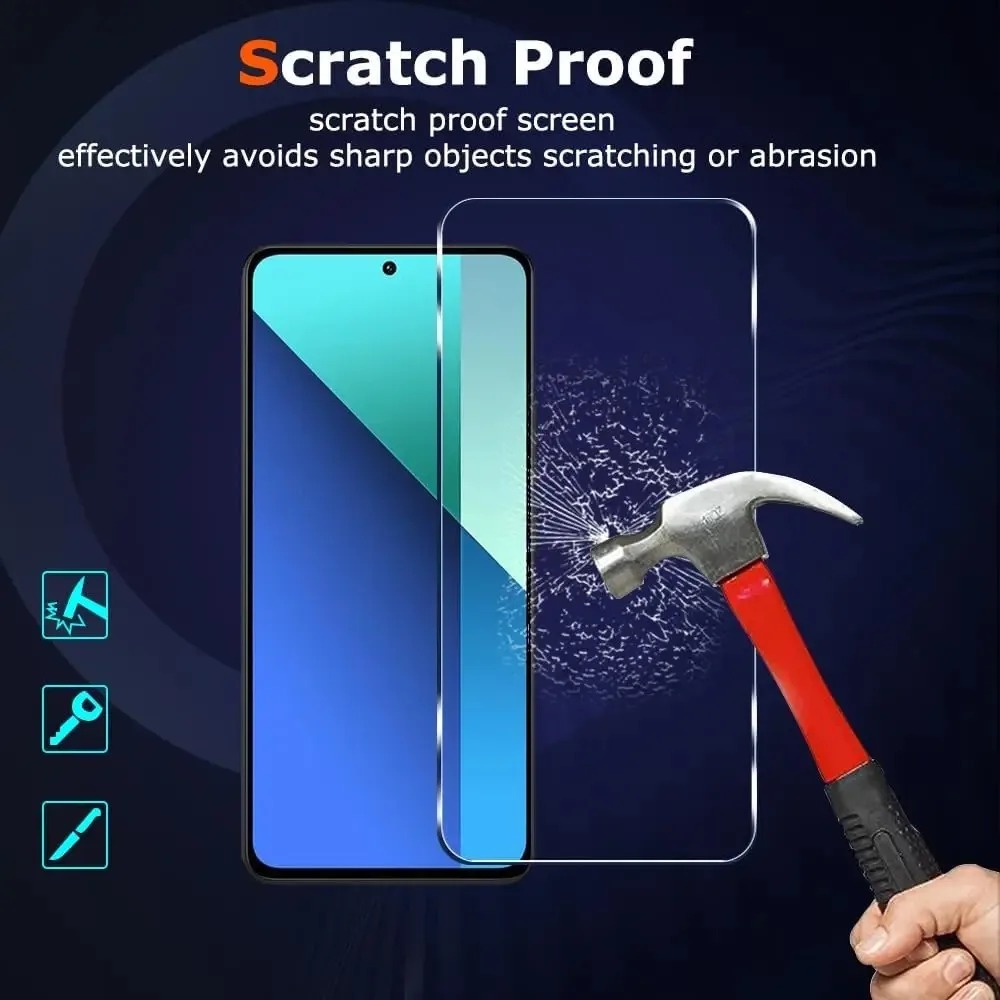 4PCS Tempered Glass For Realme - Realme C67 评论和价格
